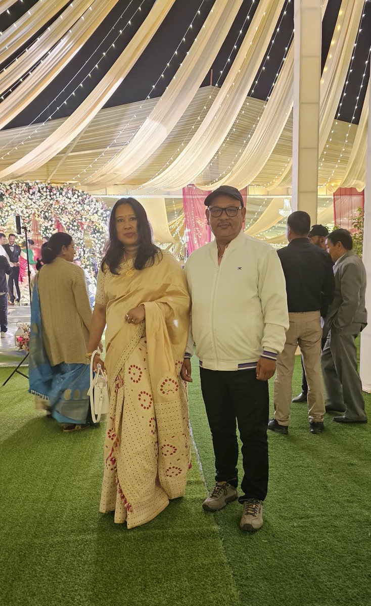 Happy marriage anniversary to Dr Hemahari Pegu dada and to my  dear Bou !