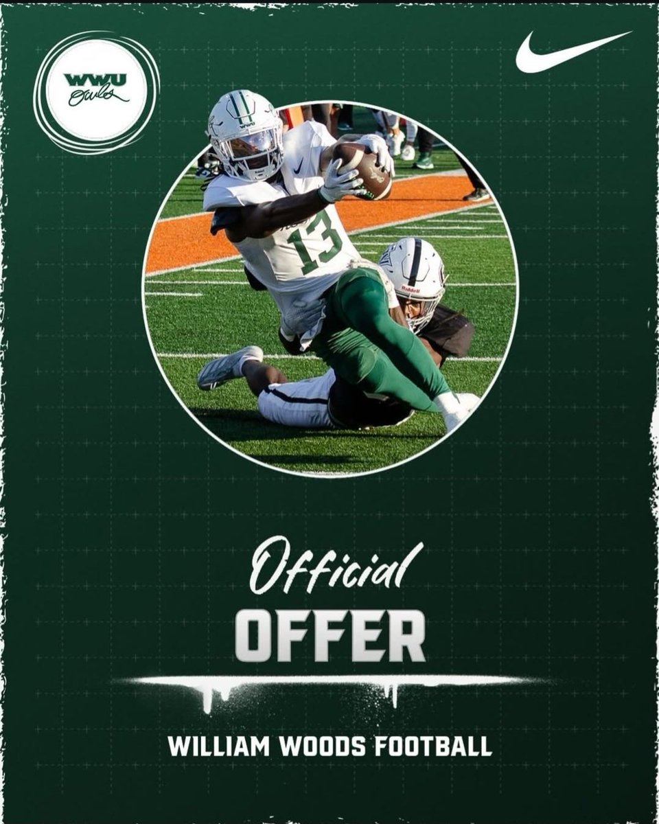 Thiago Bella (@117bella1) on Twitter photo After a great couple conversations with <a href="/troyk21/">Troy Kowal</a>, I am blessed to announce that I have received an offer from <a href="/wwuowlsFB/">William Woods Football</a>.
<a href="/ValleyCollegeFB/">Los Angeles Valley College Football</a> <a href="/FBCoachMully/">Coach Craig Mulligan</a> <a href="/coachnickwalker/">Nicholas Walker</a> <a href="/coach__Louie/">louie cervantes</a> <a href="/CoachGeeLee/">CoachGeeLee </a> <a href="/CoachTimWest/">Coach Tim West</a> After a great couple conversations with <a href="/troyk21/">Troy Kowal</a>, I am blessed to announce that I have received an offer from <a href="/wwuowlsFB/">William Woods Football</a>.
<a href="/ValleyCollegeFB/">Los Angeles Valley College Football</a> <a href="/FBCoachMully/">Coach Craig Mulligan</a> <a href="/coachnickwalker/">Nicholas Walker</a> <a href="/coach__Louie/">louie cervantes</a> <a href="/CoachGeeLee/">CoachGeeLee </a> <a href="/CoachTimWest/">Coach Tim West</a>