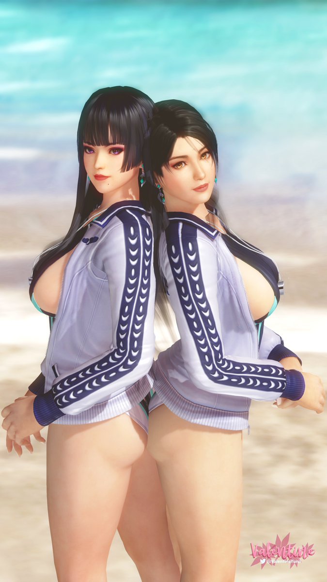 👩🏻🖤👩🏻 #DOAXVV #女天狗 #紅葉