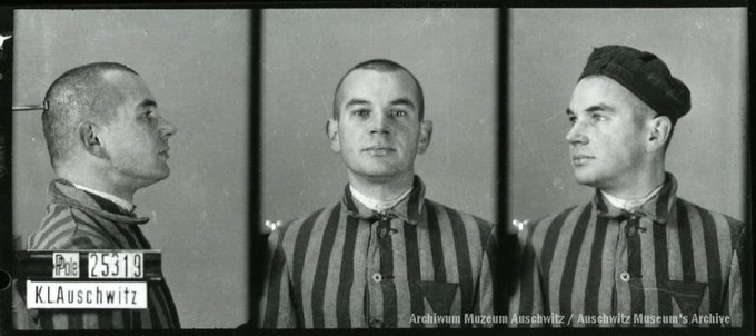 19 April 1902 | A Polish man, Rudolf Rosner, was born in Bielsko. A Catholic priest.

In #Auschwitz from 8 January 1942.
No. 25319 
He perished in the camp on 15 March 1942.