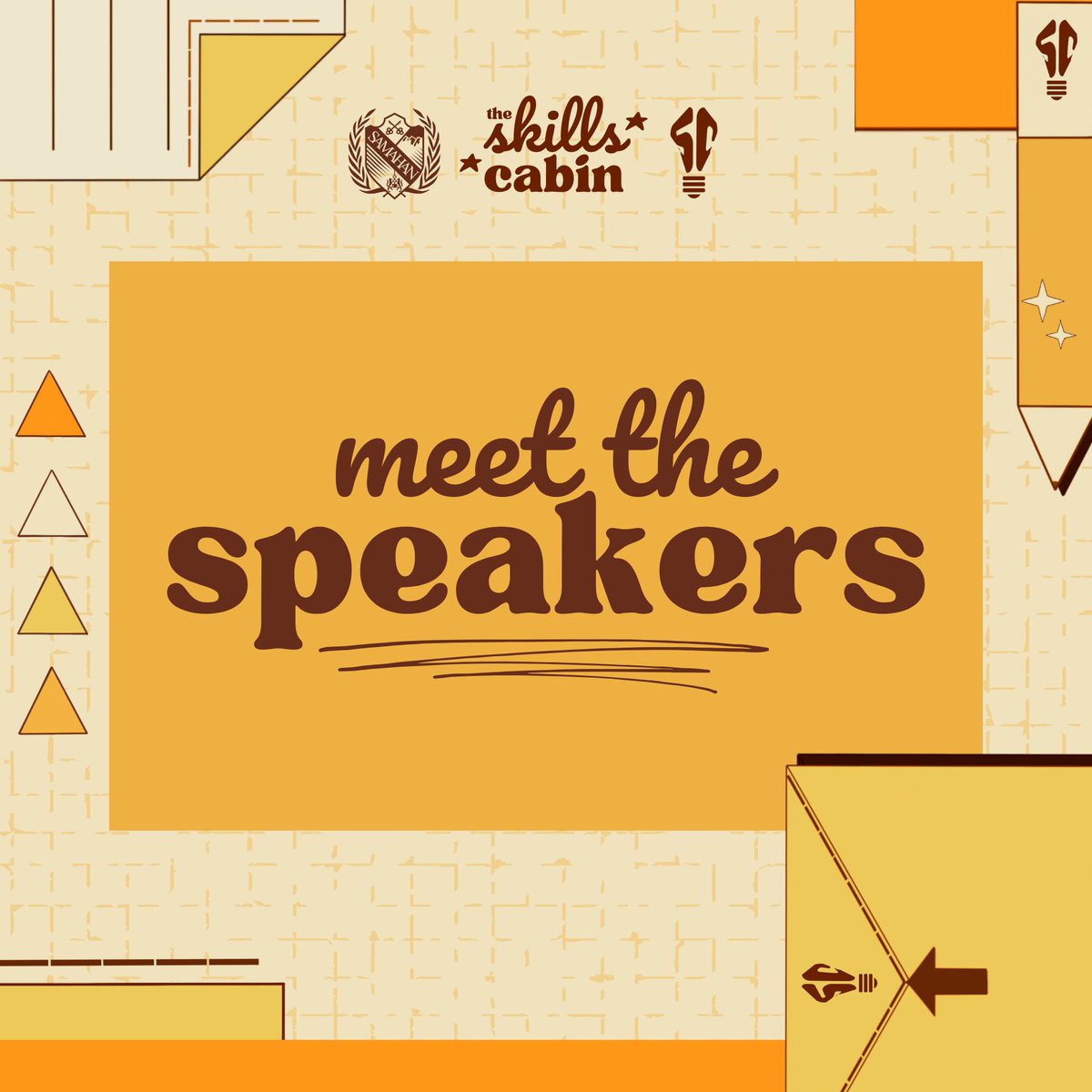 addusamahan's tweet image. Meet the Speakers | #TheSkillsCabin💡 brings student leaders from different background to impart their knowledge and practical skills.

Check out the exciting lineup of speakers this coming April 23! 🧑🏼‍💻

📥 Sign up now until April 22, 12 NN: tinyurl.com/SkillsCabin2025

#AllForMore➕