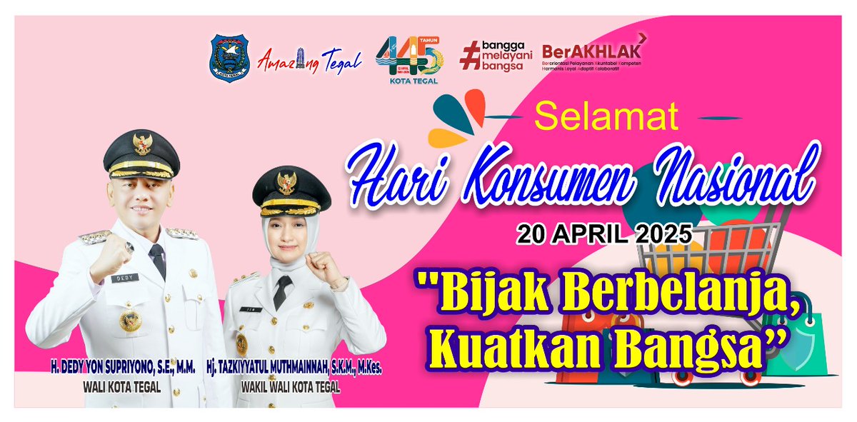 Selamat Hari Konsumen Nasional 
''Bijak Berbelanja Kuatkan Bangsa''

#pemkottegal #kotategal