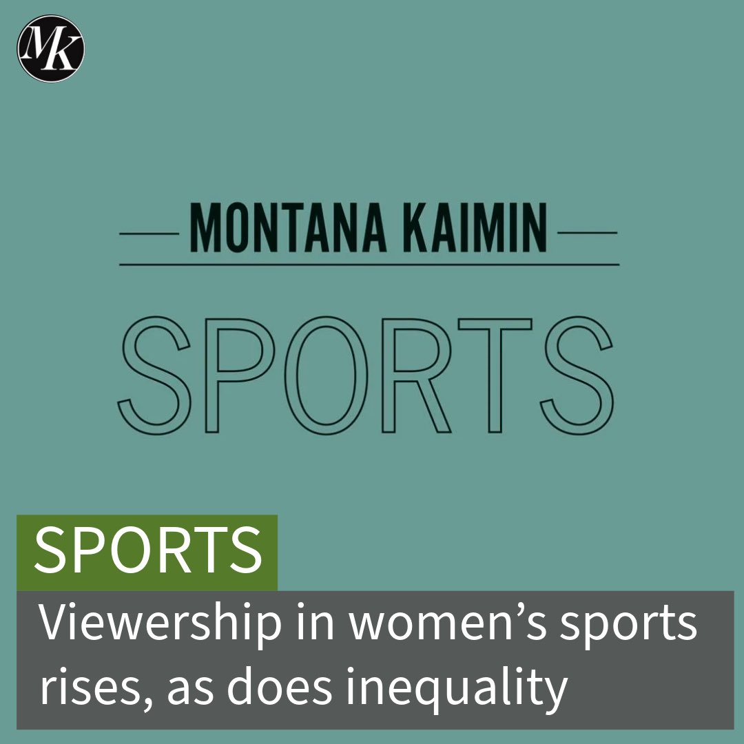 If you're a sports fan you might have seen a rise in women's sports. Athletes have banded together as they fight for equal opportunity.

Story by Hannah Benitez 

#UMAthletics #GoGriz #FemaleAthletes 

Read here: montanakaimin.com/sports/viewers…