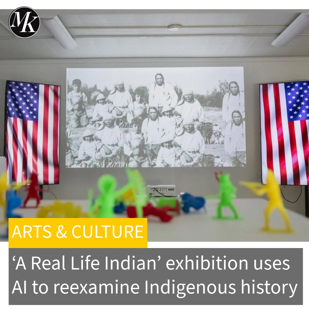 Media arts senior O’maste-win Foster uses AI and database storytelling to prepare for her exhibition “A Real Life Indian.”

Story by Madelynn Pandis 
Photo by Diego Hernandez 

#IndigenousArtists #DigitalArt

Read here: montanakaimin.com/arts_and_cultu…