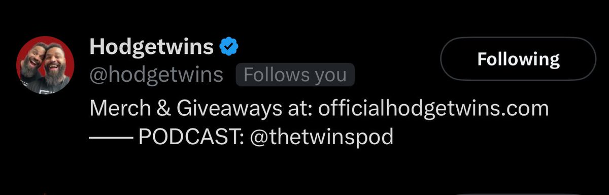 KashLeeKelly1's tweet photo. Yoooooooo. I just got followed by the Hodgetwins. I’ve been trying to reach them since they shared my video back in 2020 and blew my page up. I ain’t gonna lie I just fan boy’s out in front of my wife lol. Shout out to @hodgetwins yall just made my day https://t.co/7WGWaj7ipM