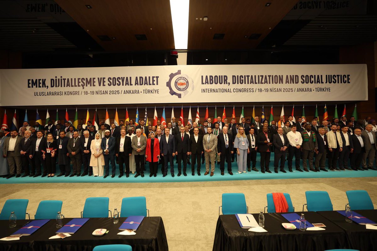 TEAMmaldives's tweet photo. Team GS, @MateyZakir participated in a 3 days international congress on labour digitization and social justice, held in Türkiye. The event brought together trade union leaders from around the world. He was also honored to speak a panel on  S.justice and income distribution. https://t.co/ht1G06db8O