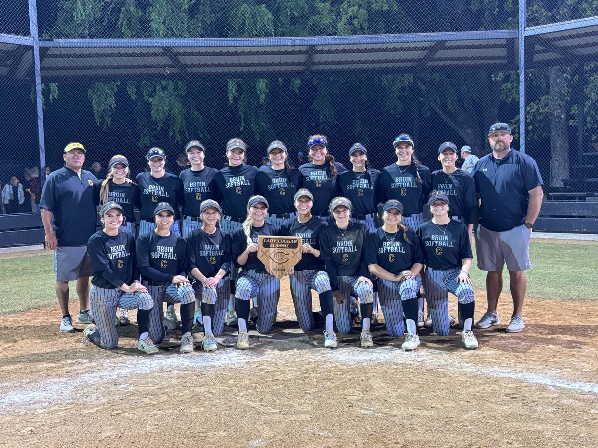 2025 Caney HS Slowpitch Tournament Champions!!! Proud to be a Bruin!!!