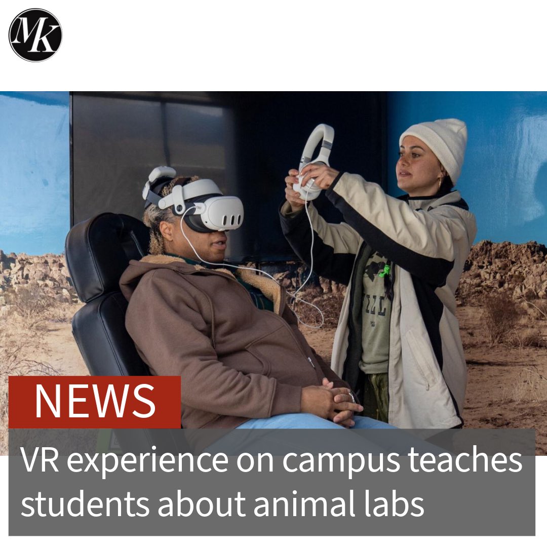 Step into the truck, put on the goggles and experience what it is to be a lab rat. Peta2 made a stop at UM to teach students about animal research.

Story by Sav Chavez
Photo by Noah Epps 

#AnimalResearch #Peta2 #UMNews 

Read here: montanakaimin.com/in_print/vr-ex…