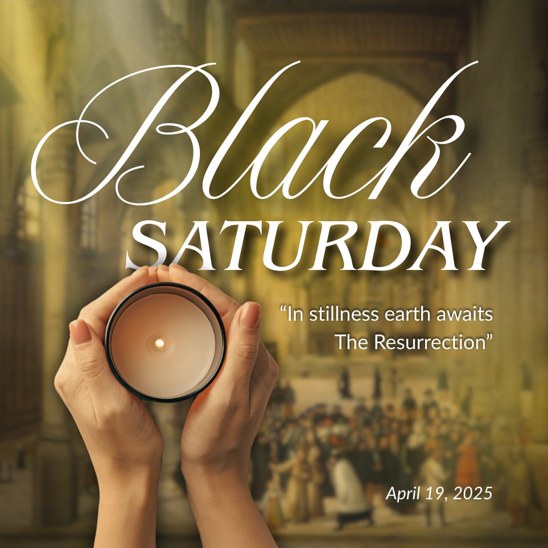 depth_navsci's tweet photo. 16:10 — "For you will not abandon me to the realm of the dead, nor will you let your faithful one see decay."

Today we remember the stillness of Black Saturday—a day filled with solemnity, reflection, and quiet anticipation. 

#BlackSaturday
#HolyWeek2025 https://t.co/Rq4CxwkZCV