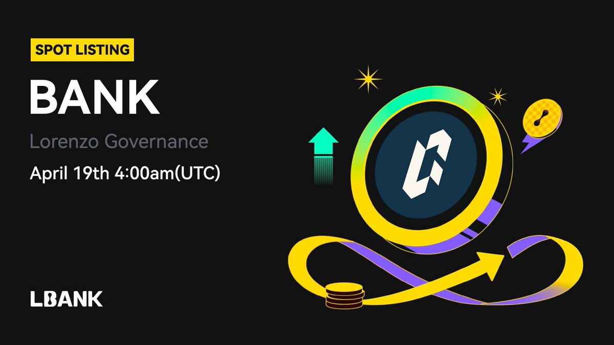 LBank.com (@lbank_exchange) on Twitter photo 🔥 World Premiere #listing
🌠 $BANK (Lorenzo Governance) will be listed on LBank! <a href="/LorenzoProtocol/">Lorenzo Protocol</a>
The Lorenzo Protocol is a modular Bitcoin L2 built on Babylon, enabling scalable apps, smart contracts, and enhanced BTC security.
❤️ Details: support.lbank.com/hc/en-gb/artic… 🔥 World Premiere #listing
🌠 $BANK (Lorenzo Governance) will be listed on LBank! <a href="/LorenzoProtocol/">Lorenzo Protocol</a>
The Lorenzo Protocol is a modular Bitcoin L2 built on Babylon, enabling scalable apps, smart contracts, and enhanced BTC security.
❤️ Details: support.lbank.com/hc/en-gb/artic…