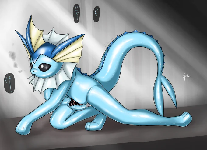 【4K版】ポケモンスウツを着せられ脱げない状態で放置されてしまった人、気持ちいいことをしてしまう説 の検証被験者シャーワーズ君 