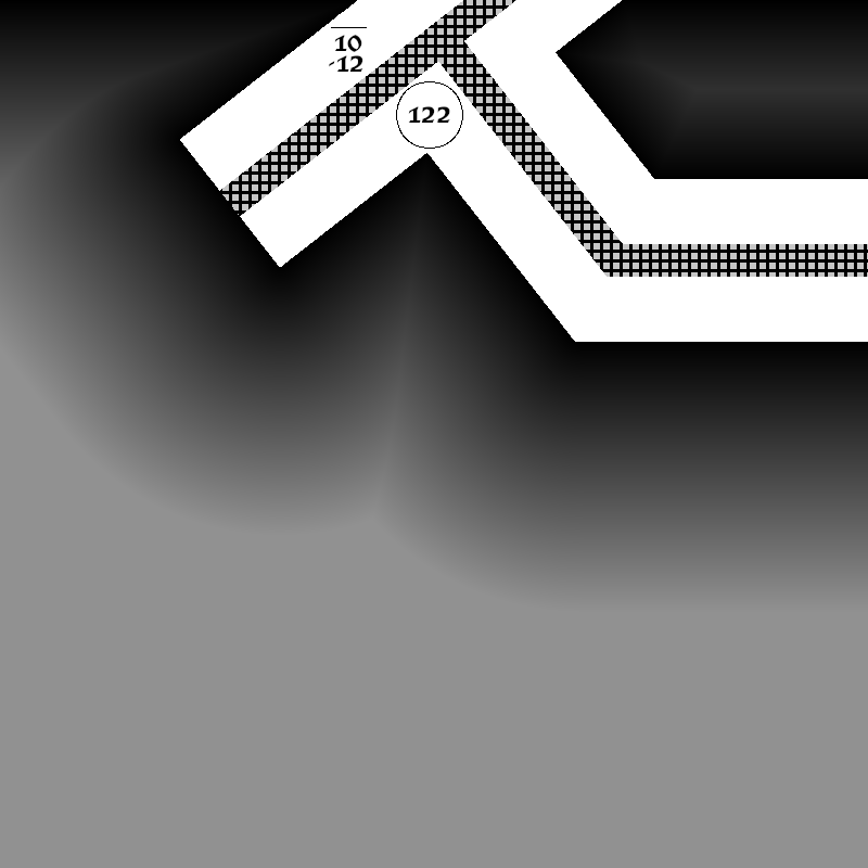 ZathrasAdventur's tweet image. #dungeon25 #Day122 Two limestone passageways and a dead end, stinking of ammonia and decay fit together in odd angles. A series of doors and open portals line both of the passageways. A grilled gutter runs through the intersection and down both passages. zathras.wikidot.com/dailydungeon