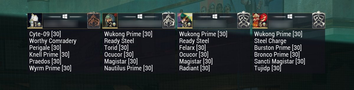 ibumuc's tweet photo. There are 2 types of Warframe players https://t.co/6DDkO3ZguU