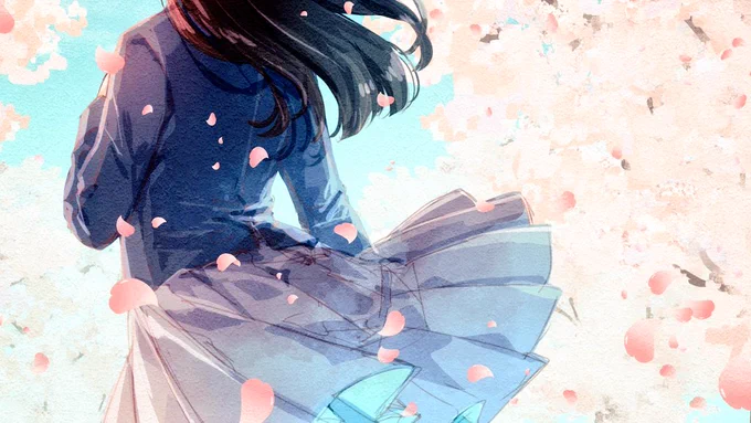 今日描いたラフ。そういえば、水彩で桜の木を描いたことないので、いつか挑戦したいなぁと思ったり。 