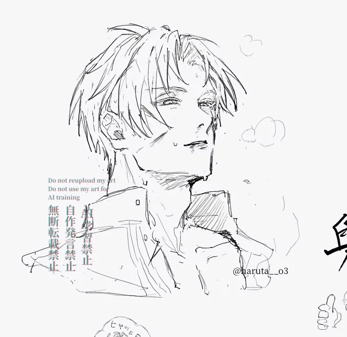 長ⅰ谷ⅰ部は久々に描いた気がします💭 