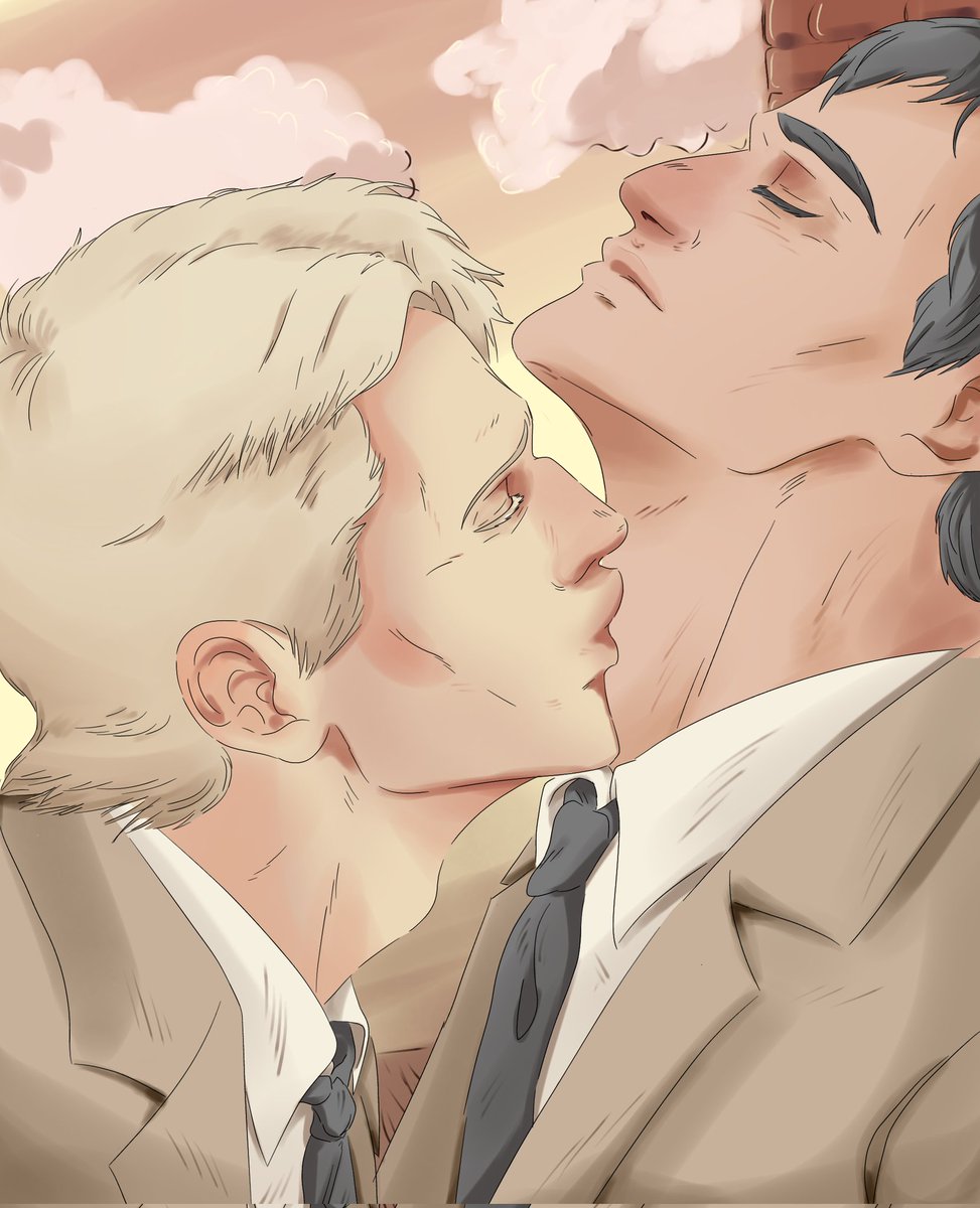 Alex01394221's tweet photo. Me gusto mucho como quedo la primera ves que hago un dibujo de este estilo 
#reinerbraun #bertholdthoover 
#reibert https://t.co/De6KB1twrn