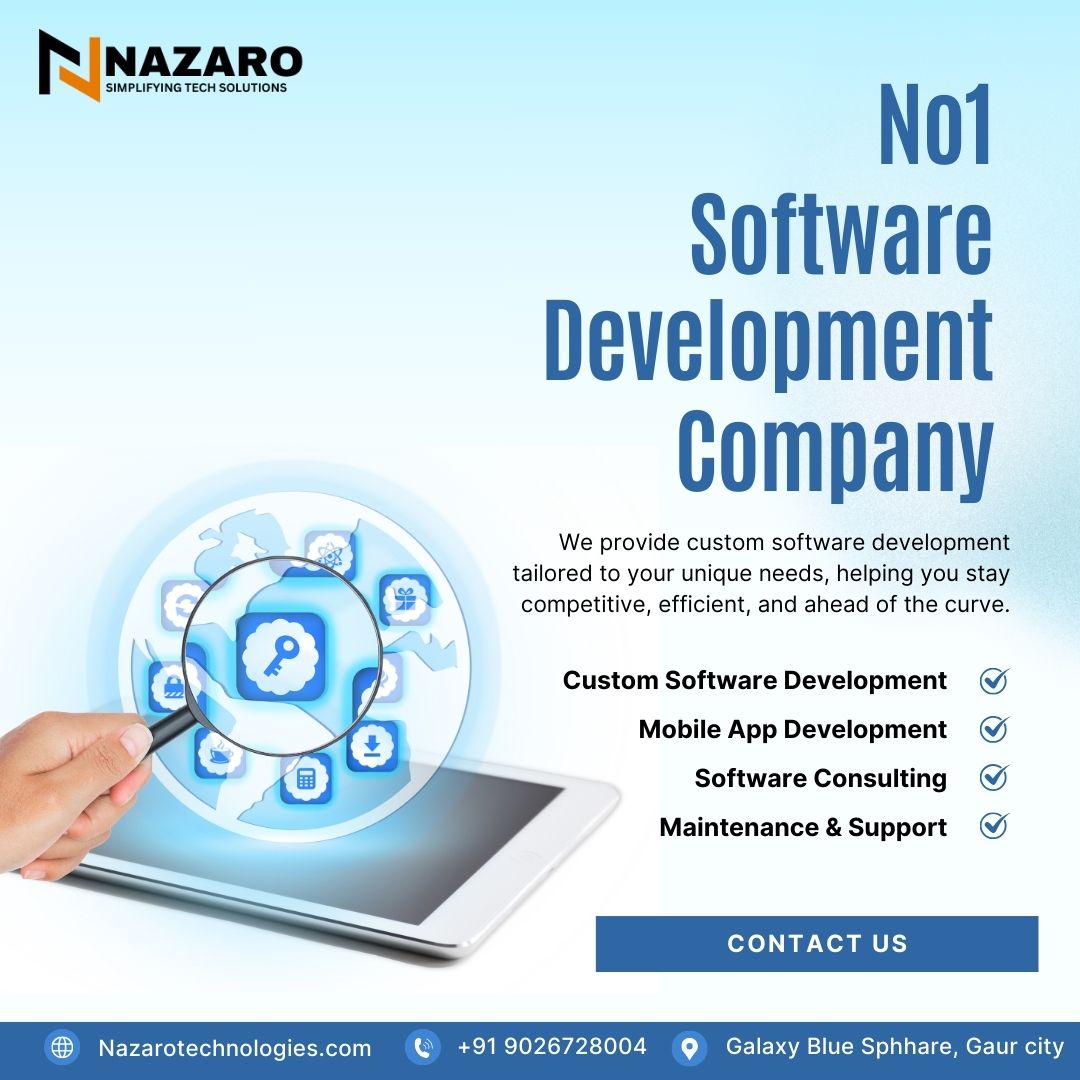 nazaro_tech's tweet photo. 🏆 Nazaro Technologies – India’s No.1 Software Development Company!

✅ Custom Software Development
✅ Web &amp; Mobile App Solutions
✅ Enterprise Applications

Call +91 9026728004

#nazarotechnologies #softwaredevelopment #indiaitcompany #customsoftware #topsoftwarecompany https://t.co/nhWNEdC8C5