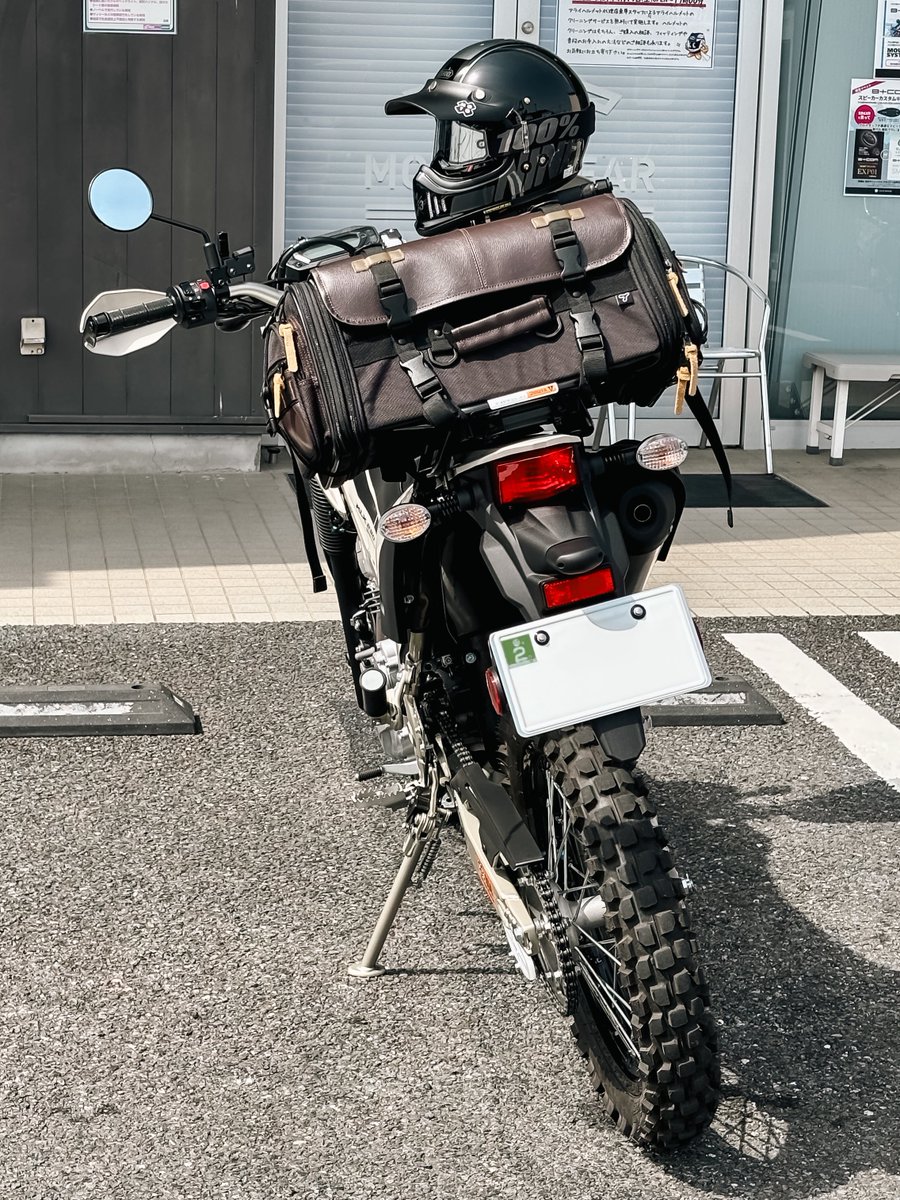 HL745_JP1JSV's tweet image. ライコランド多摩で、タナックスのフィッティングイベント。バッグの大きさの違いや色の違い、バイクに合わせた時のまとまり感とか知りたかったことバッチリ解りました👌 色は決まったので大きさで悩みます。

#TANAX 
#RICOLAND 
#SHERPA 
#KLX230
