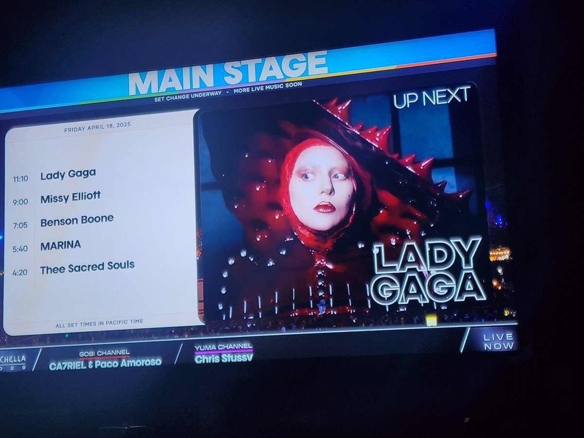 Esperando a <a href="/ladygaga/">Lady Gaga</a> #Coachella2025
