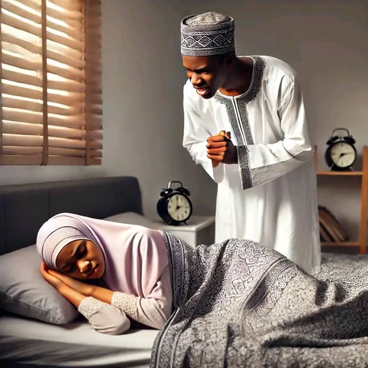 *Malam, idan kana shan wahala wajen tashin matar ka sallar asubah. To gobe ka gwada kiran ta da sunan wata ba nata ba.*

*Abin sadakar na yafe. A kai masallacin unguwa🙃*