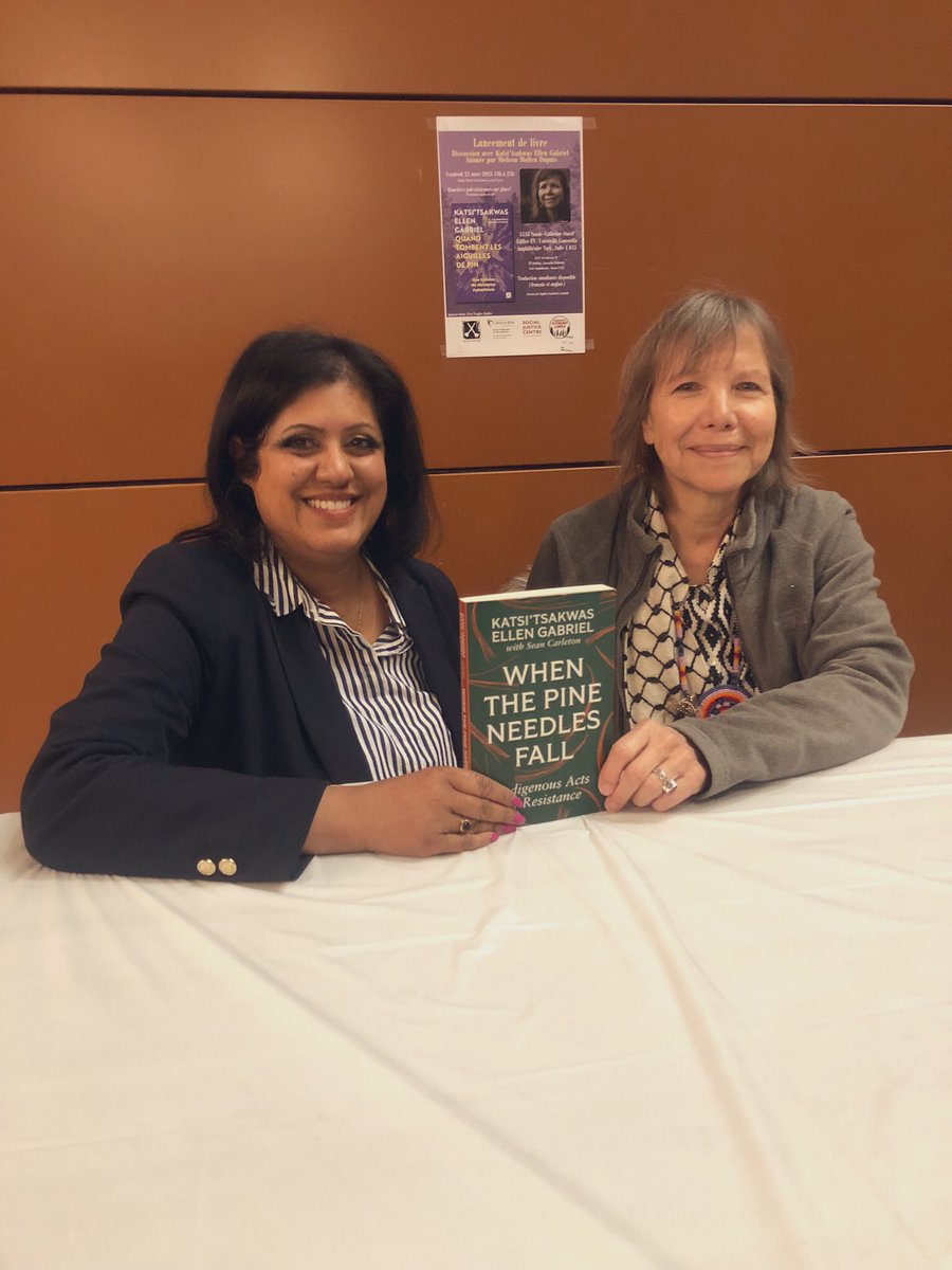 Anitannjohn's tweet photo. Book signing: When the Pine Needles Fall @EllenGabriel1 @SeanCarleton https://t.co/fDXjnCpJm5