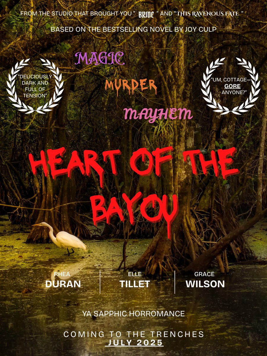 Bonus #PosterPitW 
This wip already has agent interest &amp; will make its debut in the trenches soon 😘🫀🕯️

“I pierced her skin with trembling hands. Shoulders hunching together as I carved my knife into her, like she was no better than a beast waiting to be butchered.”

#YA #R #H