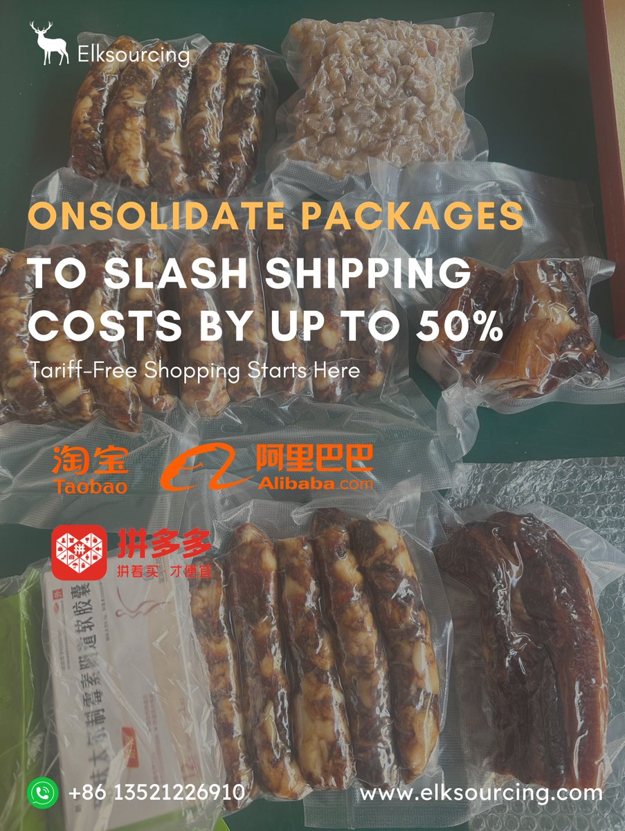 elksourcing's tweet photo. Beat U.S. Tariffs &amp; Save BIG with China Direct! 

Your Ultimate Solution for Tariff-Free Shopping on Taobao &amp; 1688

#taobaoagent #chinashipagent #FBA #TariffFreeShopping #ChinaDirectShipping #DoorToDoorDelivery #HomeEssentialsFromChina #10000SatisfiedBuyers https://t.co/Q5KbcXyJO7