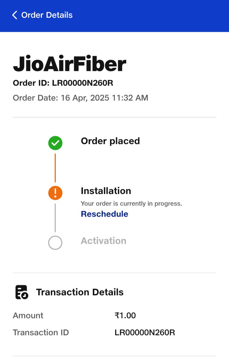 imanish11k's tweet photo. @JioCare I have ordered for Jio air fiber and no one contacted me it's been 4 days and when I went to the Jio Store, they are asking to pay 1111 for installation. https://t.co/VghIbbcvmD