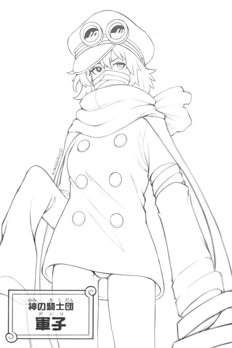 skaggshood's tweet image. day 13

god’s knight, gunko. 
not the easiest character to draw lol

#ONEPIECE1146 #ONEPIECE 
#365sketchchallenge #dailysketch