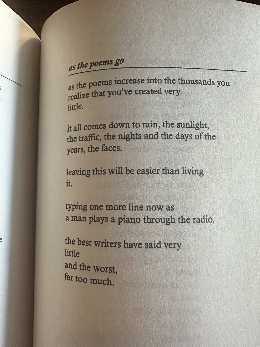 drobziz's tweet photo. Came across a fine Charles Bukowski poem describing VCs on social media, &amp; the anti-correlation between volume and…insight / usefulness / palatability / etc https://t.co/db8paJBKht