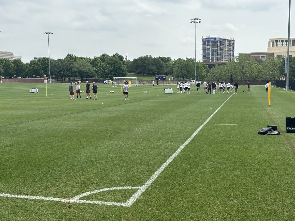 Had the pleasure of watching Dallas Trinity train today. Coach Nick thanks for the invite and good luck in your game tomorrow.