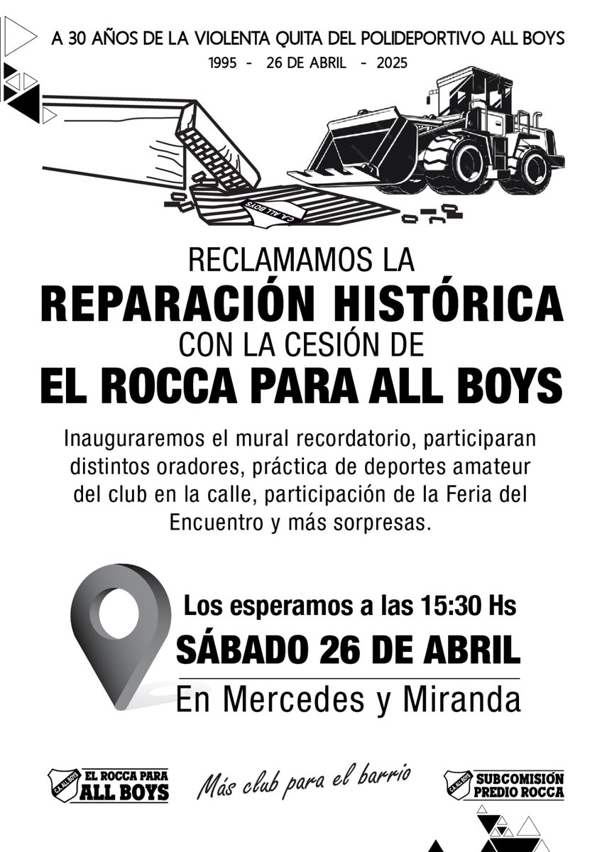 MIGARNAUTY's tweet photo. ElRoccaparaAllBoys #VolveraSegurola #ReparaciónHistorica #Dominguezdestructor, ni olvido ni perdón #AllBoys https://t.co/hkn2yDbPCf