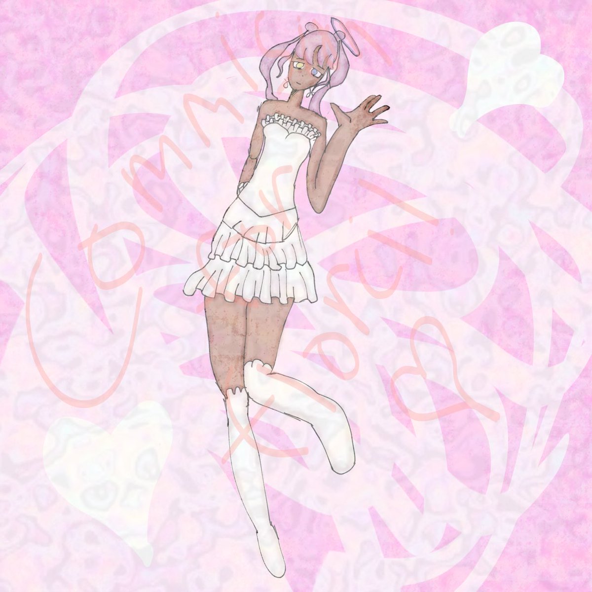 commission for <a href="/FlorciSempai/">φFlorci! ヾ(＾-＾)ノ</a> ! their oc is super cute! im really happy to have drawn it<3