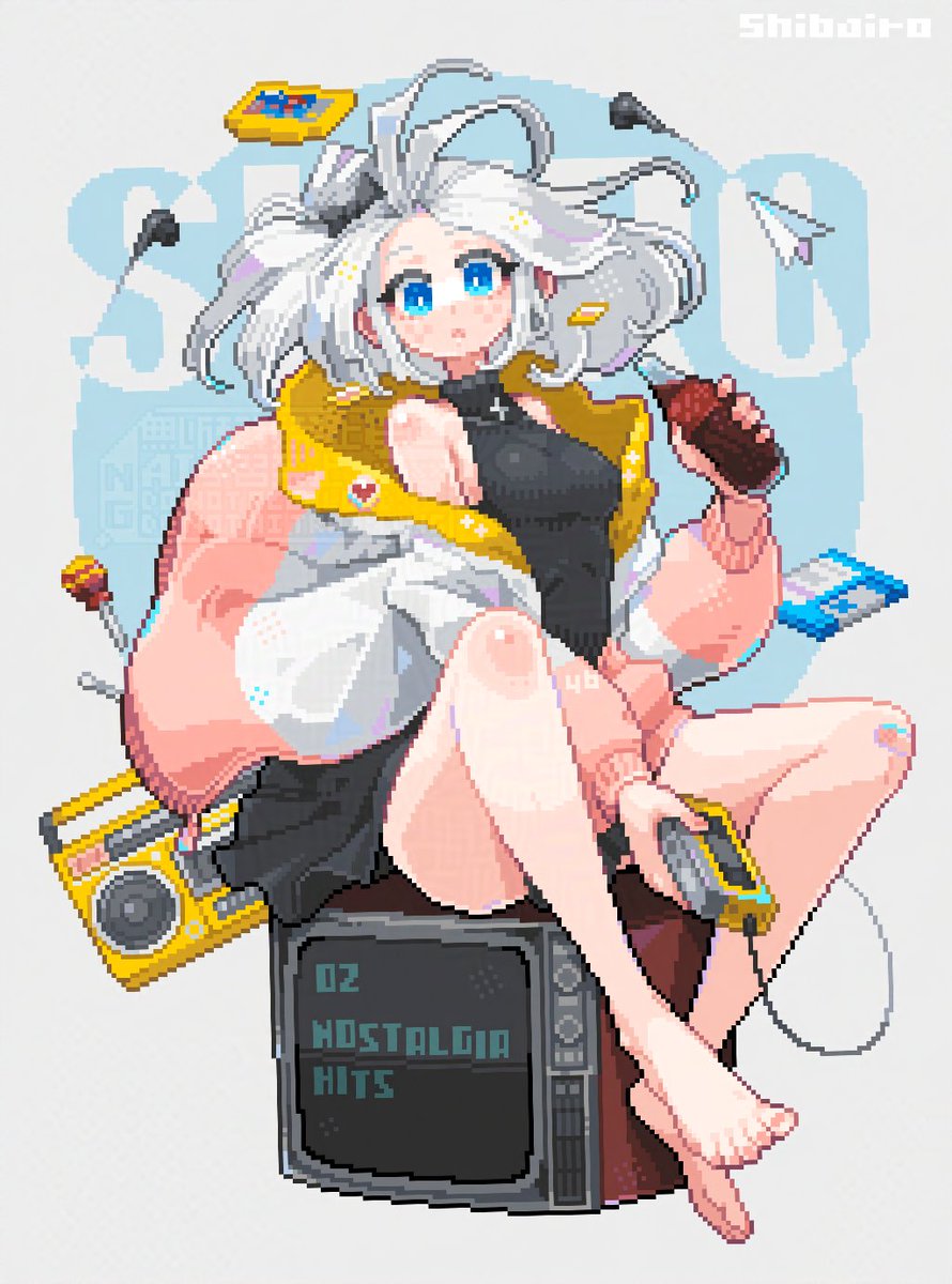 「■Sealed Edition "02 NOSTALGIA HITS" (ERC」|柴色｜しばいろのイラスト