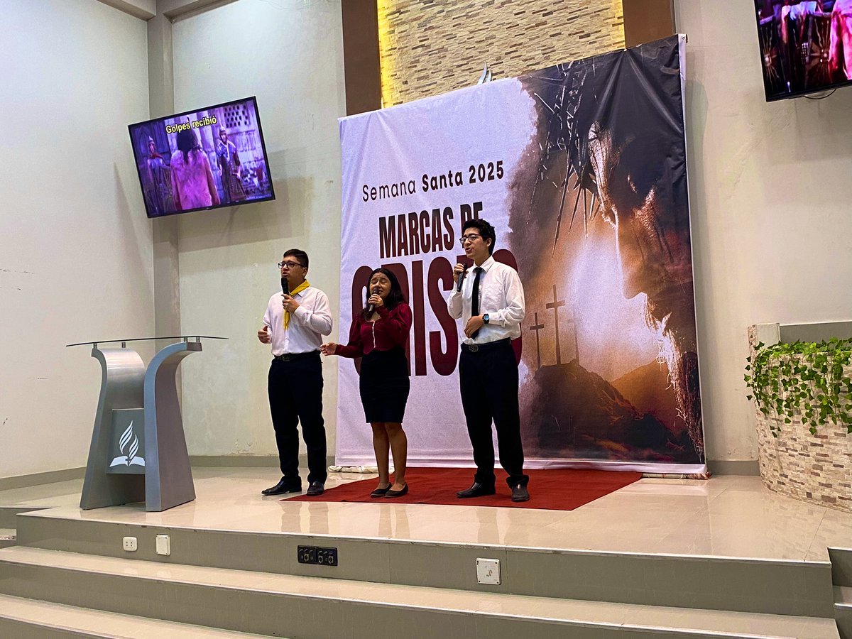 Día 6 | Semana Santa - #MarcasDeCristo

📍IASD Central Roma

Esta noche ☺️nos espera un momento especial de conexión espiritual: alabanzas, oración 🙏 y corazones unidos en fe y gratitud. 

#SemanaSanta #MPN #MarcasDeCristo #2025