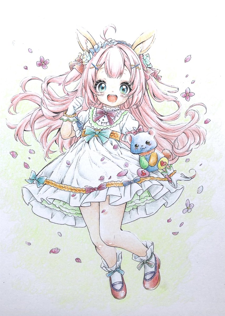 WUUEoUIr27Rd0Uk's tweet image. #maico
#かわいい女の子塗り絵
#色鉛筆
#大人の塗り絵
赤缶とホルベイン少々で塗りました(^^)maicoさんの線画より。ピンクの髪、ちょっと可愛く塗れたかも😊春らしい色を意識しました✨