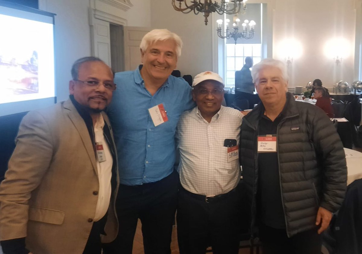 wsosaescudero's tweet photo. Conferencia en homenaje a los 70 de Anil Bera. Con Aurobindo Gosh, Pedro Elosegui, Anil y un servidor https://t.co/jwkh37mmJF