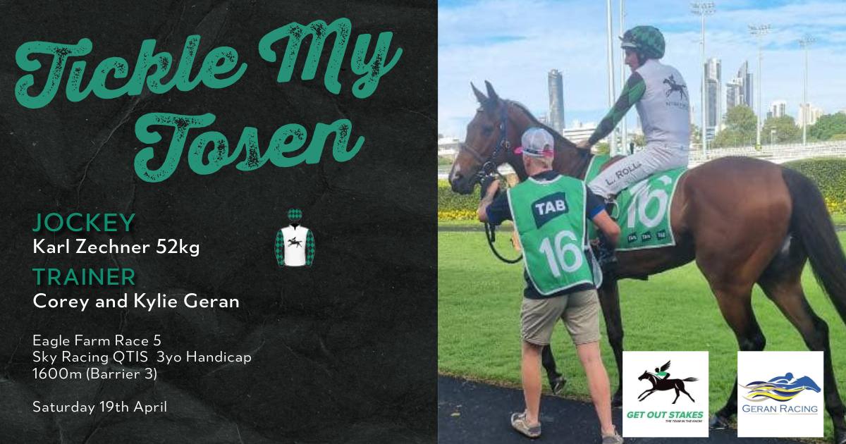 Our untapped 3yo heads to town for his toughest challenge yet. Very excited to see what he can do. Good luck to all connections! 🤞