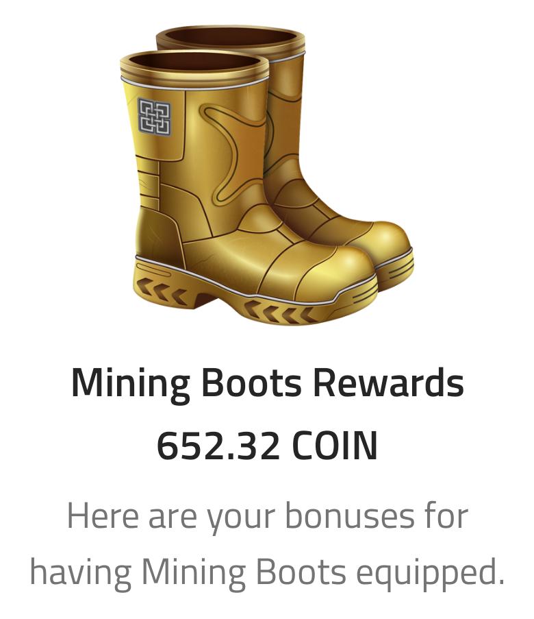 CryptoMo360's tweet photo. I got a Mining Boots Drop and collected 652.32 COIN!

Boom!
#COIN #COIN #geomining #paidtotravel #mobilemining #NFTs #boots #paidtoplay 
 https://t.co/2D5cF2D0ex https://t.co/BP5z5A5j8n