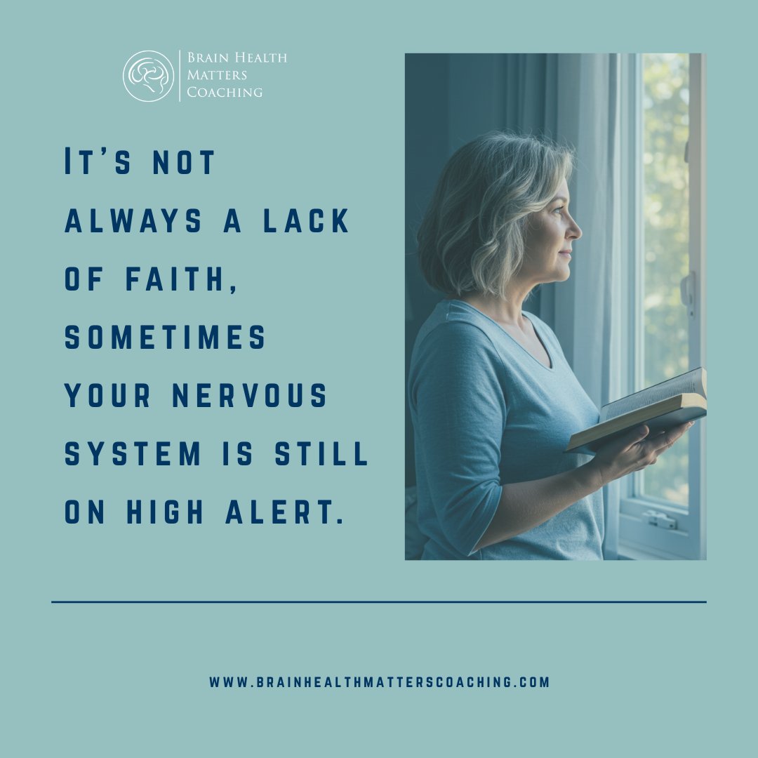 GidenkoYelena's tweet image. You can’t feel God’s peace
if your body thinks you’re still in a battle.

Restore your nervous system.
Regulate your breath.

Let your brain receive what your spirit already knows is true.

#peacepulse #faithandfunction #restoreandregulate #neurocoaching #brainhealth