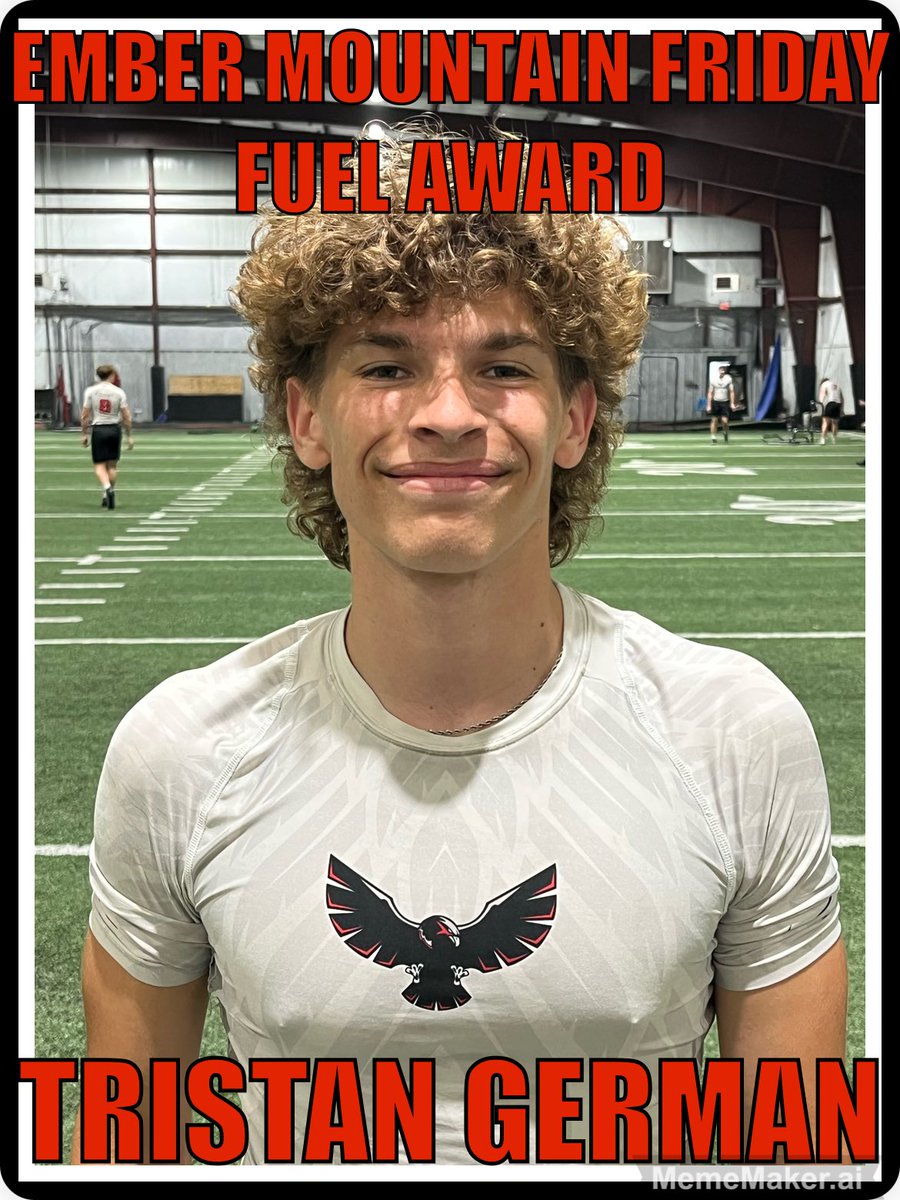 TonyTravis64's tweet photo. Ember Mountain Friday Fuel Award! Tristan also finished state runner up in welding this week at state competition! #4thand1-TCB https://t.co/ltWkupA80Y