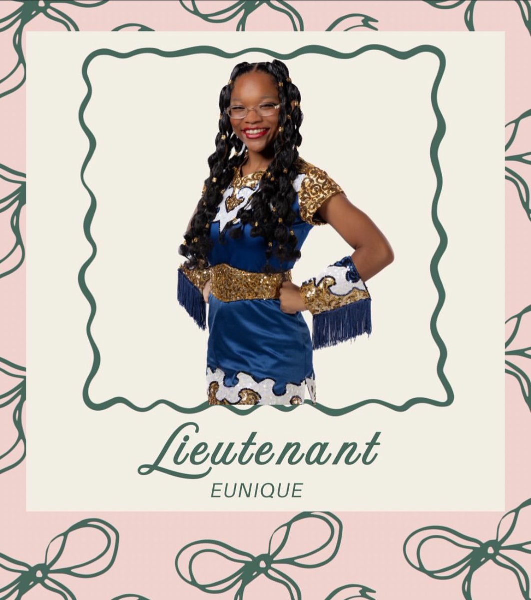 Congratulations to Lamar PTECH student Eunique for making Lieutenant for the Viqueens for the 2025-2026 school year!  #lamarptech