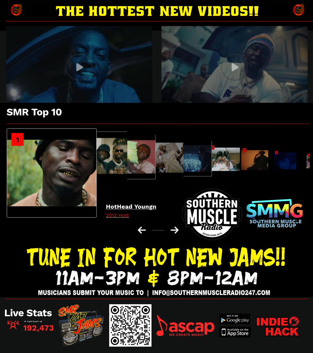 #Trending #Radio #Rap #Hiphop #fyp 💯
southernmuscleradio247.com/links
