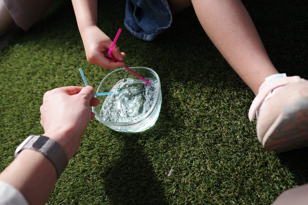 天気が良すぎたので、シャボン玉を自作して遊んできた！