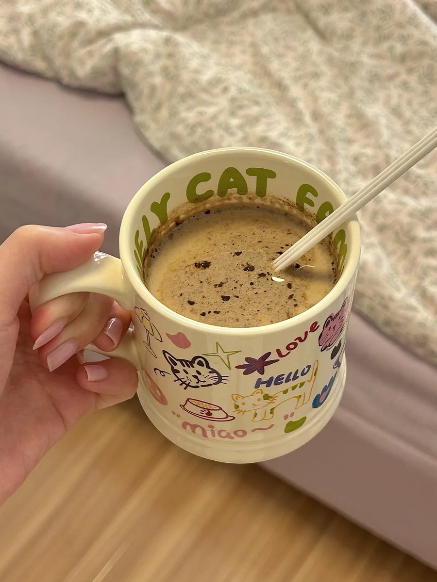 週末に自分へのご褒美として一杯のコーヒー！