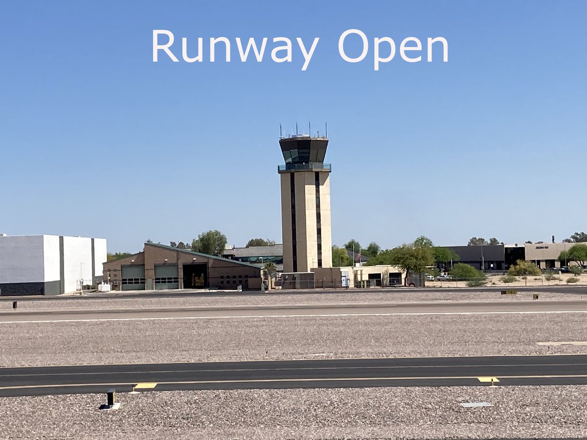 Scottsdale Airports runway has re-opened following the earlier aircraft incident.