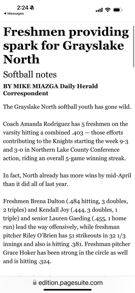 Great update on our team!  Go Knights!