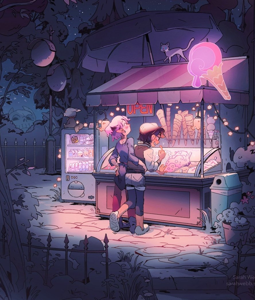 kolapon_art's tweet photo. Immediately reminded me of this crew art of Lumity 💜
Purples and pinks are their colors https://t.co/tgWmOlz7S3