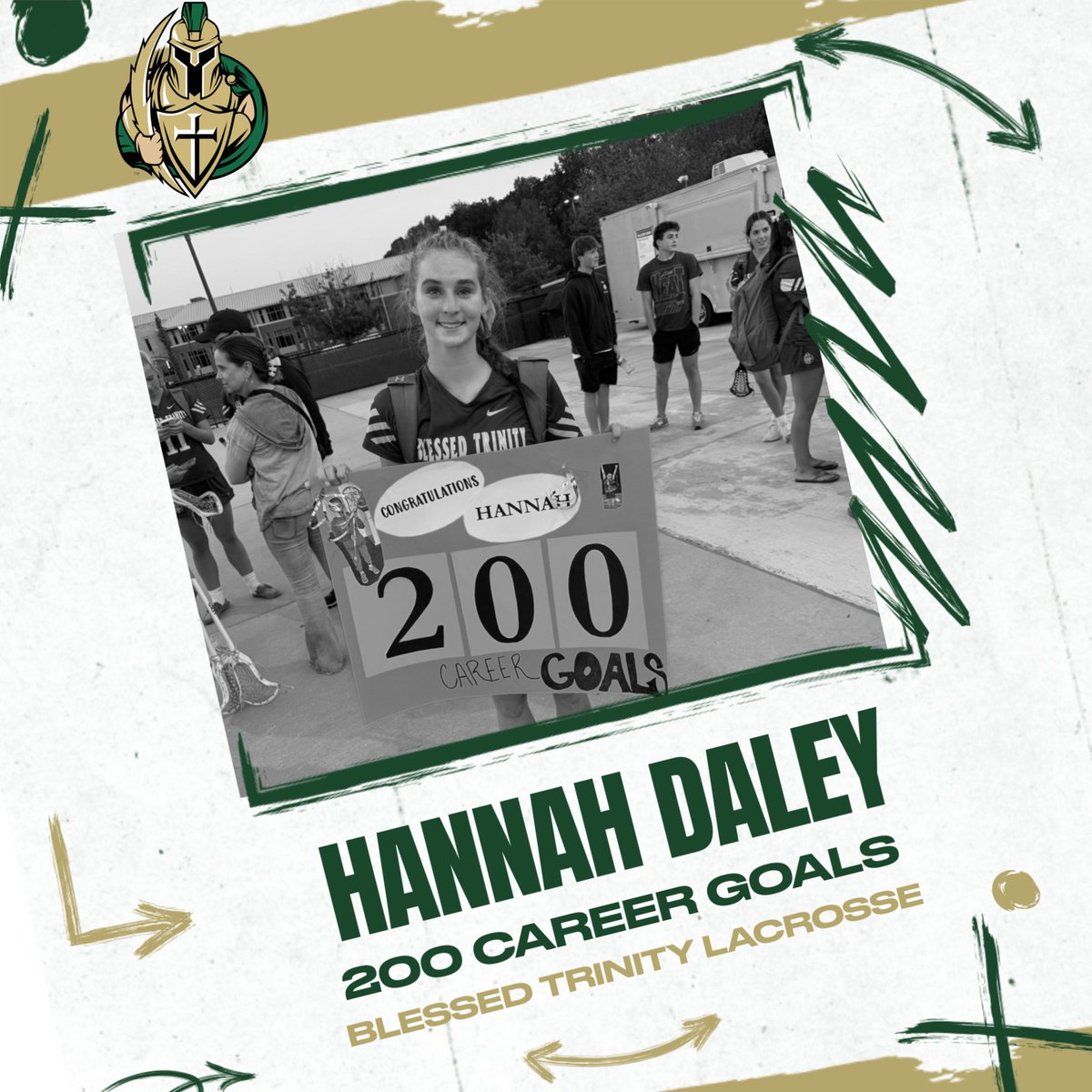 Congratulations to junior Hannah Daley for reaching 200 career goals. Incredible! #GoTitans