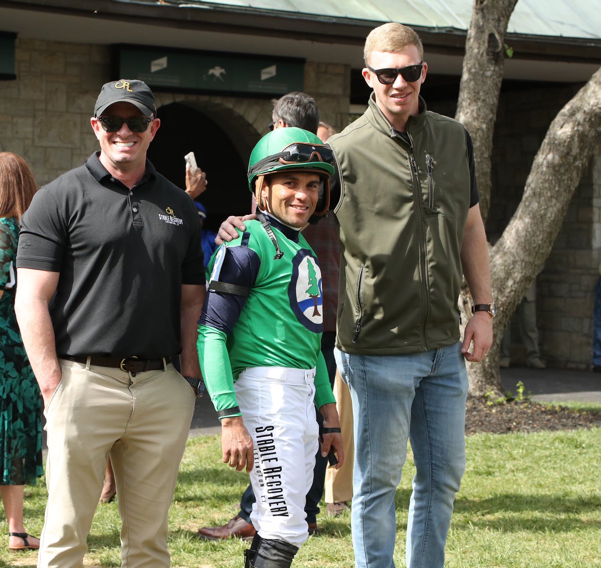 The Jock Agency (@thejockagency) on Twitter photo Thank you to our sponsor <a href="/JellyfishWater4/">Jellyfish Water Company</a> for supporting <a href="/StableRecovery1/">Stable Recovery</a> <a href="/keeneland/">Keeneland</a> today. And thanks to <a href="/J_RosarioJockey/">Joel Rosario</a> <a href="/wwaldenracing/">Will Walden</a>! These pants will be signed by the Keeneland jockeys & auctioned at the Stable Recovery Gala tomorrow night. <a href="/jettadeevee/">Jetta Vaughns</a> for the great📸 Thank you to our sponsor <a href="/JellyfishWater4/">Jellyfish Water Company</a> for supporting <a href="/StableRecovery1/">Stable Recovery</a> <a href="/keeneland/">Keeneland</a> today. And thanks to <a href="/J_RosarioJockey/">Joel Rosario</a> <a href="/wwaldenracing/">Will Walden</a>! These pants will be signed by the Keeneland jockeys & auctioned at the Stable Recovery Gala tomorrow night. <a href="/jettadeevee/">Jetta Vaughns</a> for the great📸